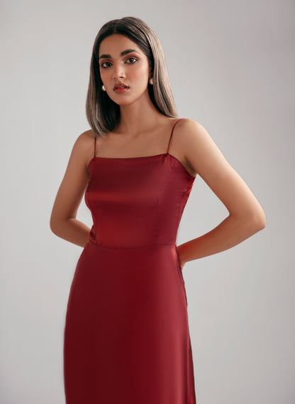 Maroon Dress